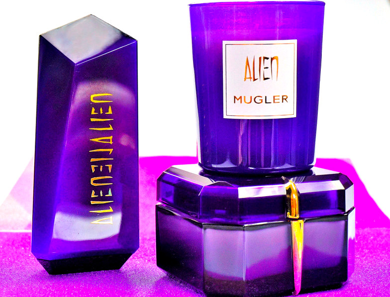 MUGLER Alien Body Cream / Scented Candle & Shower Milk - Highendlove