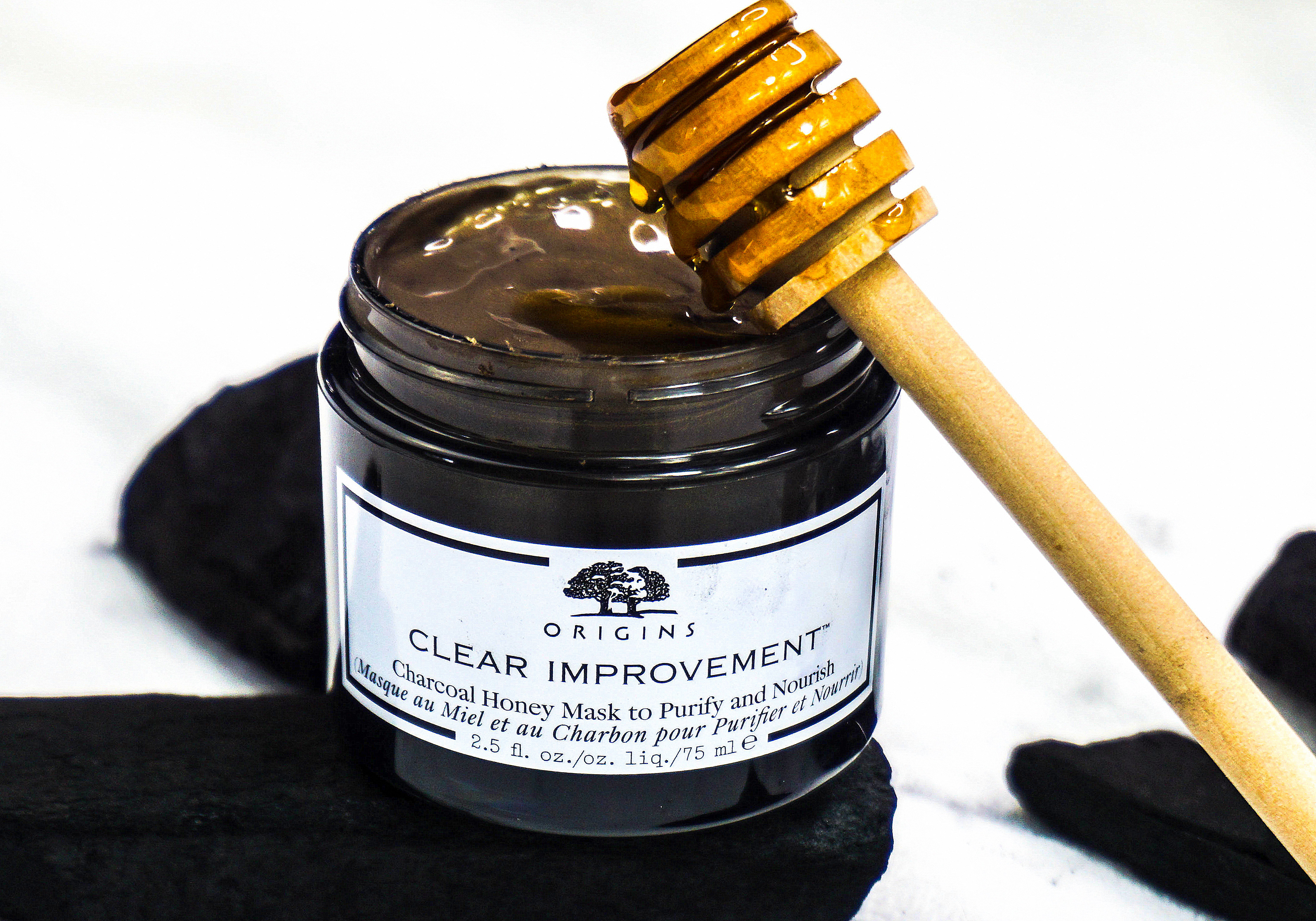 ORIGINS Clear Improvement Charcoal Honey Mask to Purify & Nourish - Highendlove